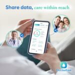 Easy@Home Wireless Glucose Monitor Kit - Blood Sugar Testing Kit with Free App GlucoseEase Includes 100 Glucometer Strips and 100 Blood Lancets, Large Display Diabetes Testing Kit - Image 4