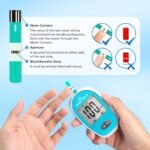 Easy@Home Wireless Glucose Monitor Kit - Blood Sugar Testing Kit with Free App GlucoseEase Includes 100 Glucometer Strips and 100 Blood Lancets, Large Display Diabetes Testing Kit - Image 7