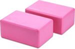 Fitvids Set of 2 High Density Yoga Blocks, 9"x6"x4" Each, Pair, Multiple Colors - Image 4