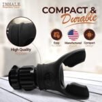 Inhale Respiratory Trainer | Compact Lung Exercise Device with High Grade Silicone | Carrying Case Included | Breath Trainer with Adjustable Resistance | Portable & Easy to Clean - Image 3