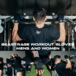 BEAST RAGE Workout Gloves for Men, Durable Palm Grip Gym Gloves Women Half Finger Elasticated Training Weight Lifting Strength Bodybuilding Anti Slip Cycling Gloves Exercise - Image 3