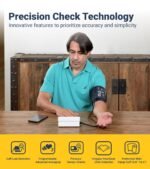 A&D Medical Precision Check Pro Blood Pressure Monitor for Home Use with Bluetooth UA-910BLE - Wide Range Cuff (8.6-16.5" / 22-42cm), 4 Users, iOS & Android Compatible, AC Adapter & Carrying Case - Image 3