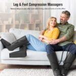 FIT KING Leg Massager for Circulation and Pain Relief, Air Compression Leg and Foot Massager to Relieve Pain Swelling Edema with 2 Size Extensions- Great Gift for Wife Mom and Friend - Image 3