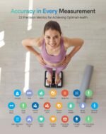 Scale for Body Weight, FSA&HSA Eligible, Smart Scale with 9-in-1 VA Display, Bathroom Scale with 22 Body Metrics, Heart Rate, BMI, Body Fat, Muscle Mass, Compatible with iOS & Android - Image 4