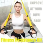 Bodyweight Resistance Training Straps, Complete Home Gym Fitness Trainer kit for Full-Body Workout, Included Door Anchor, Extension Strap, Fitness Guide - Image 3