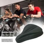 Gel Bike Seat Cover Padded Bicycle Saddle Covers for Women & Men, Most Comfortable Exercise Bike Seat Cushion Cover, Soft for Spin Indoor Outdoor Cycling Class Mountain Stationary Bikes - Image 3
