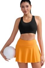 RUNNING GIRL Sports Bras for Women,Padded Strappy Sports Bras Criss-Cross Back Medium Support Sports Bras with Removable Cups - Image 3