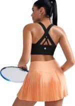 RUNNING GIRL Sports Bras for Women,Padded Strappy Sports Bras Criss-Cross Back Medium Support Sports Bras with Removable Cups - Image 6