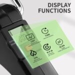 Under Desk Bike Pedal Exerciser Folding Arm Bike with LCD Display Adjustable Resistance Foldable Mini Exercise Bike Machine for Office Home with Suction Cups Anti-Slip - Image 3