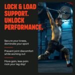 Mava Sports Knee Wraps (Pair) for Men & Women | Ideal for Cross Training, WODs, Gym Workouts, Weightlifting, Fitness & Powerlifting | Knee Straps for Squats | 72" Compression & Elastic Support - Image 4