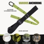 Home Suspension Training Kit with Suspension Trainer, Straps & Bands – Adjustable Full-Body Workout System for Home Gym, Yoga, Pilates, Travel | Compact Design - Image 6