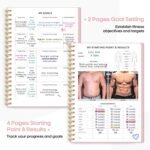 Fitness Workout Journal for Women & Men, A5(5.5" x 8.2") Workout Log Book Planner for Tracking, Progress, and Achieving Your Wellness Goals-Pink - Image 4