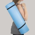 Thick Yoga Mat - Double Sided 1/2-Inch Workout Mat - 72x24-Inch Exercise Mat for Home Gym Fitness or Pilates with Carrying Strap by Wakeman - Image 4