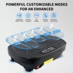 Homesy Vibration Plate Exercise Machine, Vibrating Plate for Lymphatic Drainage, Full Body Shake Platform Board for Home Fitness and Fat Burning, Sport Gym Equipment for Women Men - Image 6