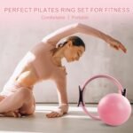 Pilates Equipment Kit for Home Workout, Pilates Ring and Ball Set with Adjustable Ankle Wrist Weights, Resistance Bands, Tape Measure, Bag, Pilates Essentials Accessories for Women Yoga - Image 3