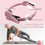 Pilates Equipment Kit for Home Workout, Pilates Ring and Ball Set with Adjustable Ankle Wrist Weights, Resistance Bands, Tape Measure, Bag, Pilates Essentials Accessories for Women Yoga - Image 4