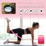 Pilates Equipment Kit for Home Workout, Pilates Ring and Ball Set with Adjustable Ankle Wrist Weights, Resistance Bands, Tape Measure, Bag, Pilates Essentials Accessories for Women Yoga - Image 6