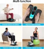 2025 New Under Desk Elliptical Machine,Portable Seated Pedal Exercise Machine for Seniors,Mini Leg Exerciser with 12 Adjustable Speeds&Remote Control,Quiet&Compact for Home Office - Image 4