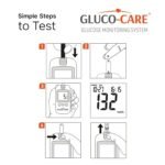 Glucose Meter & Test Kit - White, Sleek Design with Clear & Large Display, 500 Memory, 5 Sec Results, Auto Coding, Sugar Level Monitor Kit for All: Young, Adults, Seniors & Caregivers - Image 3