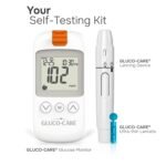 Glucose Meter & Test Kit - White, Sleek Design with Clear & Large Display, 500 Memory, 5 Sec Results, Auto Coding, Sugar Level Monitor Kit for All: Young, Adults, Seniors & Caregivers - Image 4