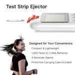 Glucose Meter & Test Kit - White, Sleek Design with Clear & Large Display, 500 Memory, 5 Sec Results, Auto Coding, Sugar Level Monitor Kit for All: Young, Adults, Seniors & Caregivers - Image 6