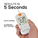 Glucose Meter & Test Kit - White, Sleek Design with Clear & Large Display, 500 Memory, 5 Sec Results, Auto Coding, Sugar Level Monitor Kit for All: Young, Adults, Seniors & Caregivers - Image 7