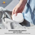 Small Pill Case, Travel Pill Organizer, Small Pill Box, Pill Container for Purse 4 Compartments, Daily Compact Travel Medicine Holder for Vitamins Medication (Blue) - Image 6