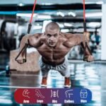 Exercise Resistance Bands with Handles for Working Out, 150/200/250/300 Lbs Workout Bands Set with Door Anchor for Physical Therapy, Yoga, Pilates - Image 4