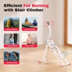 Home Vertical Climber, Full-Body Cardio Machine with Adjustable Handles, Steel Frame & Digital Monitor - Image 4