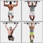 Wall Mount Pull Up Bar, Joist Mount Pull Up Bar, Beam and Rafter Mounted Chin Up Bar for Home Gym With Wood Mount and Wall Mount Screws - Image 3