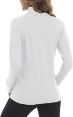 MAGCOMSEN Women's UPF 50+ Lightweight Athletic Jacket Sun Protection Full Zip Long Sleeve Shirts Hiking Outdoor Pockets - Image 4
