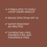 Neutrogena Purescreen+ Tinted Sunscreen for Face with SPF 30, Broad Spectrum Mineral Sunscreen with Zinc Oxide and Vitamin E, Water Resistant, Fragrance Free, Deep, 1.1 fl oz - Image 4