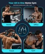 Twister Arm Trainer, Adjustable 5 Resistance Levels (40-130 lbs) Chest & Arm Workout Equipment for Men & Women, Ergonomic Home Gym Strength Trainer with Anti-Slip Handles & Carry Bag - Image 8