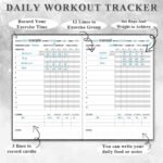 Fitness Planner Workout Planner for Woman and Man, Fitness Planner for Women & Men A5 Hardcover Workout JournalPlanner to Track Weight Loss, GYM, Bodybuilding Progress Daily Health & Wellness - Image 3