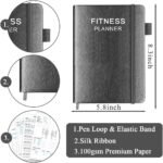 Fitness Planner Workout Planner for Woman and Man, Fitness Planner for Women & Men A5 Hardcover Workout JournalPlanner to Track Weight Loss, GYM, Bodybuilding Progress Daily Health & Wellness - Image 6