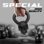 Yes4All Kettlebell Special Shape, Upgraded &Multifunctional for Advanced Training, Solid Cast Iron Powder Coated, Anti Slip Handle Strength Training Equipment - Image 3