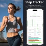 Thin Smart Ring for Fitness & Health Tracking -Heart Rate/Blood Oxygen Monitor, 5ATM Waterproof, Sleep Analysis, Pedometer -No APP Subscription Compatible with Smartphone (Black, 8) - Image 4