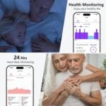 Thin Smart Ring for Fitness & Health Tracking -Heart Rate/Blood Oxygen Monitor, 5ATM Waterproof, Sleep Analysis, Pedometer -No APP Subscription Compatible with Smartphone (Black, 8) - Image 5