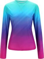 Avoogue Women UPF 50+ UV Shirts Long Sleeve with Thumb Holes Workout Sun Shirt Quick Dry Athletic Hiking Running Tops - Image 3