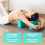 Back Roller Wheel for Back Pain – 3-Pack Yoga Wheel Set for Deep Tissue Massage, Stretching & Posture Support – EVA Foam Back Stretcher – Supports Up to 500lbs - Image 10