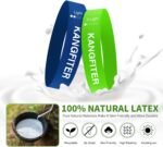 100 PCS Bulk Resistance Bands, Loop Exercise Bands Set for Gym Members Sports Class Students Gift, 5 Pieces Each Set with Storage Bag, Fitness Bands for Outdoor Home Gym Yoga Pilates - Image 5