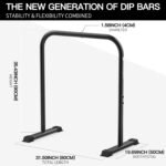 2025 Upgrade World's Best Strongest Premium Dip Bars With Adjustable Ultra-Stable Settings & Non-Slip Feet - USA Original Patent, Designed, Shipped, Warranty - Image 6