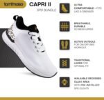 Tommaso Women's Cycling Shoes with Pre-Installed SPD Cleats — Easy to Walk-in Ventilated SPD Cycling Shoes for Women's Spin Classes and Indoor Bikes — Comfortable on Foot and Toebox. - Image 3
