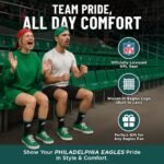 For Bare Feet NFL Unisex Mvp Crew Sock Nfl Large - Image 4