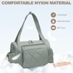Gym Bag for Women, Duffle Weekender Bags for Travel, Lightweight Weekender Tote with Wet Pocket for Sports, Workout and Dance Green - Image 7
