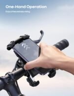 Lamicall Bike Phone Holder, Motorcycle Mount - Motorcycle Phone Holder, Handlebar Cell Phone Clamp, Scooter Phone Clip for iPhone Air 17 Pro Max, 16 15 Pro Max Plus, S20, More 4.7 to 6.8" Smartphones - Image 3
