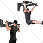 Wall Mount Pull Up Bar, Heavy Duty Steel Joist Mount Chin Up Bar, Pull-Up Bar With Wood Mount and Wall Mount Screws - Image 3