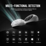 18 in 1 Air Quality Monitor Indoor, Portable CO2 Detector for CO2, Temperature (°F), Humidity, VOC, PM2.5, PM1.0, PM10 & Time Display, 【Dual Chip & High Accuracy】Air Quality Tester for Home - Image 3