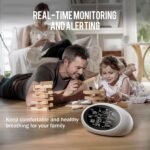 18 in 1 Air Quality Monitor Indoor, Portable CO2 Detector for CO2, Temperature (°F), Humidity, VOC, PM2.5, PM1.0, PM10 & Time Display, 【Dual Chip & High Accuracy】Air Quality Tester for Home - Image 4