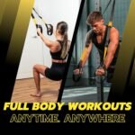 THYSOL® Resistance Trainer Pro Xtreme Straps Army | Sling Trainer Set with Adjustable Door Anchor | Fitness Home Workouts - Suitable for Travelling & for Training Indoor & Outdoor (Yellow) - Image 4
